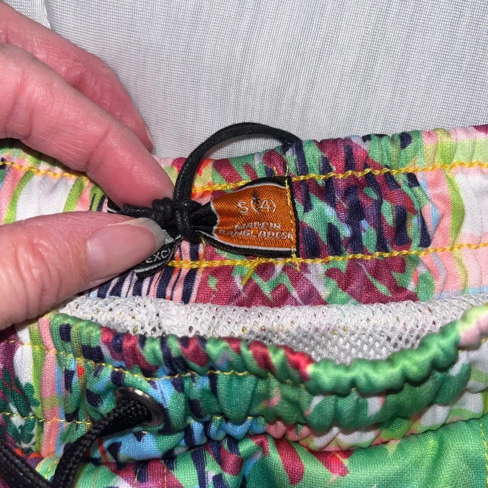 HUGE Fashion Exchange‎ Colorful Print Swim Truks and Shirt Boys sz 4